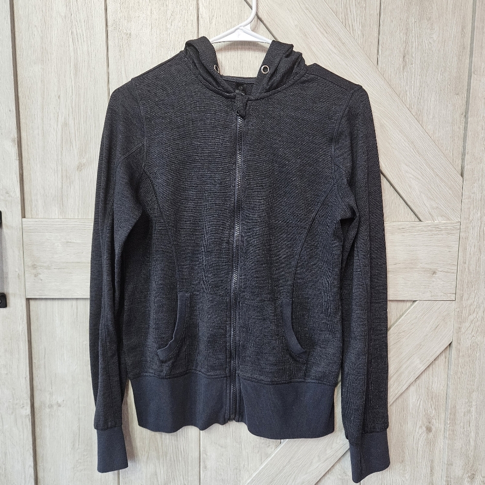 90 Degree by Reflex Black Full-Zip Hoodie - Size Small